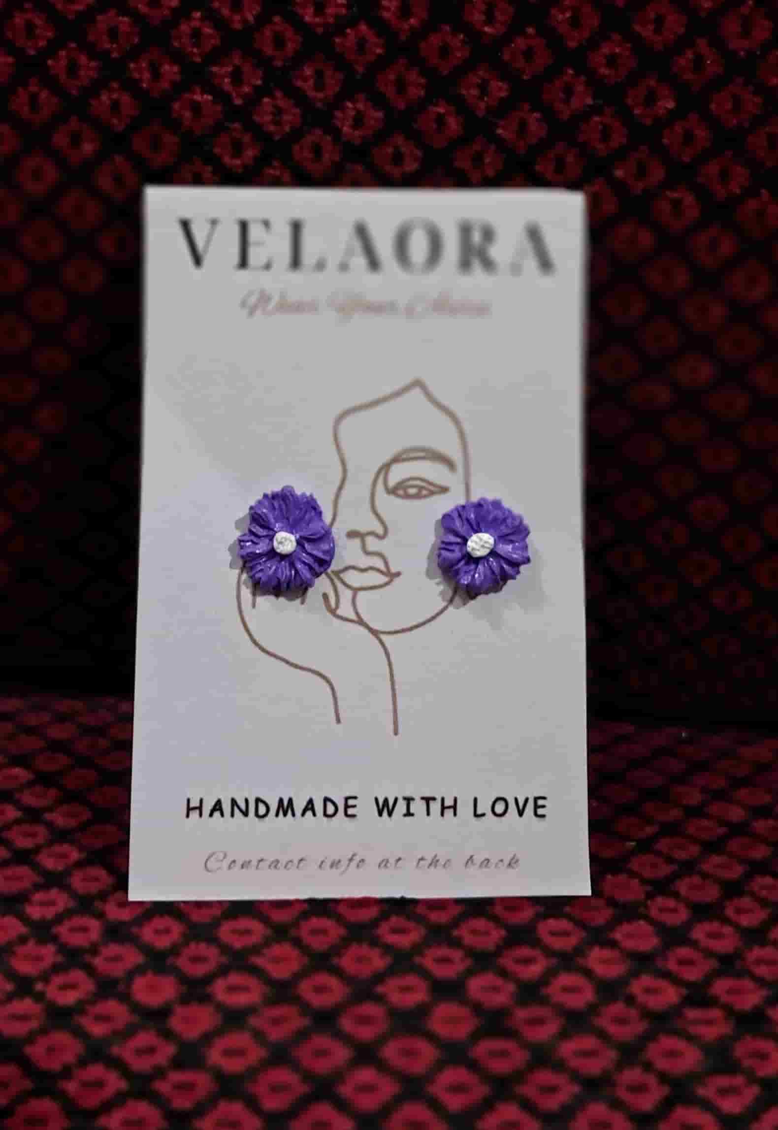 Purple flowerie by Velaora Jewels